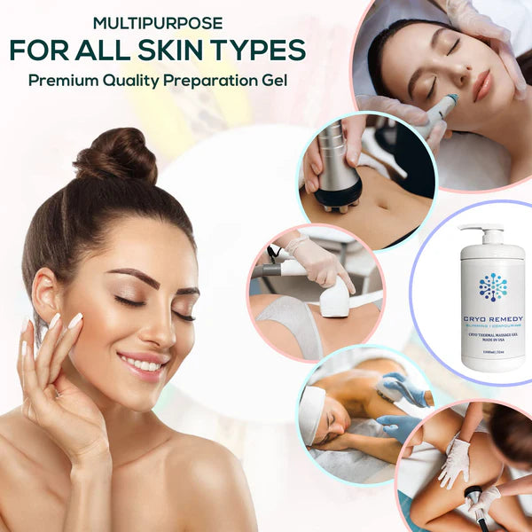 Cryo Conductive Gel with Hyaluronic Acid – 16 Pack for MedSpas and Wholesale Supply