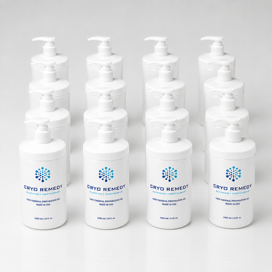 Cryo Conductive Gel with Hyaluronic Acid – 16 Pack for MedSpas and Wholesale Supply